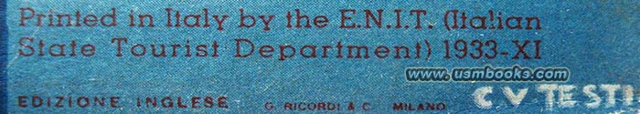 1933, Fascist year XI, the 11th year since the Fascist March on Rome in October 1922